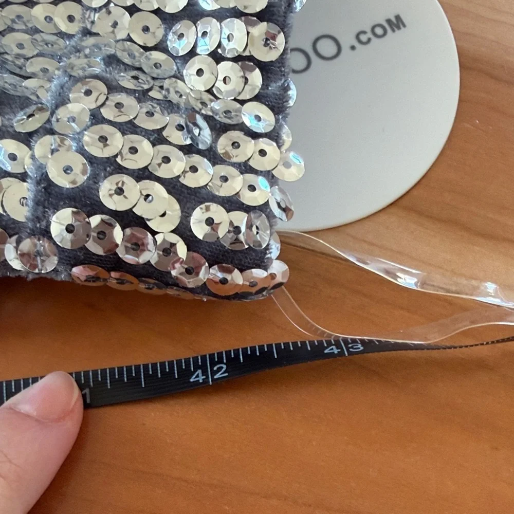 Boohoo Metallic Sequin Trousers